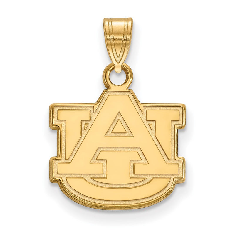 Gold Plated Sterling Silver Logoart Auburn University A U Small Pendant