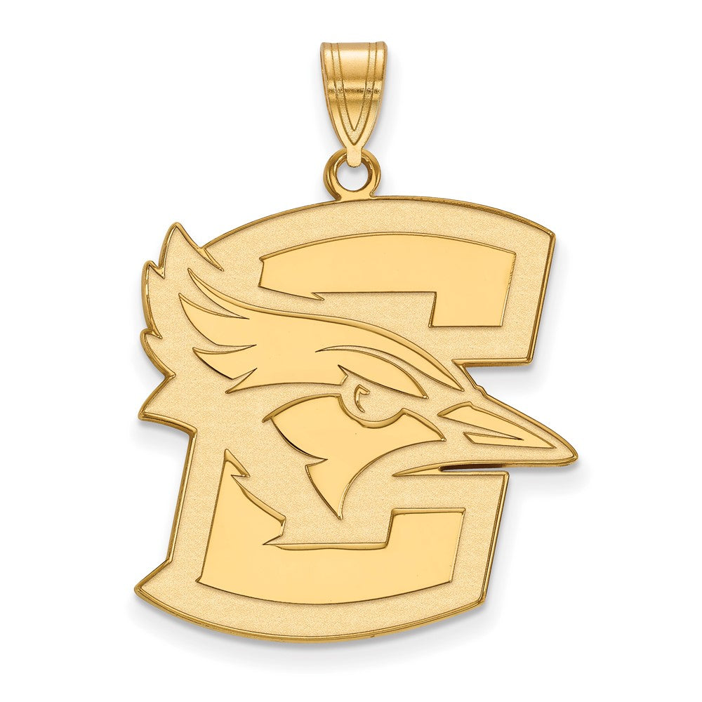 14K Yellow Gold Logoart Creighton University Bluejay Extra Large Pendant