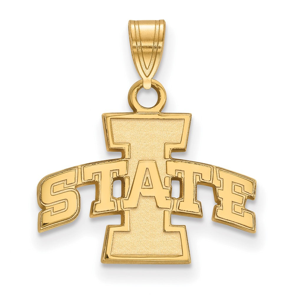 10K Yellow Gold Logoart Iowa State University Small Pendant
