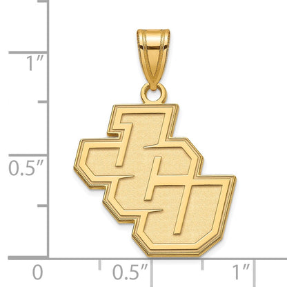 10K Yellow Gold Logoart John Carroll University Medium Pendant