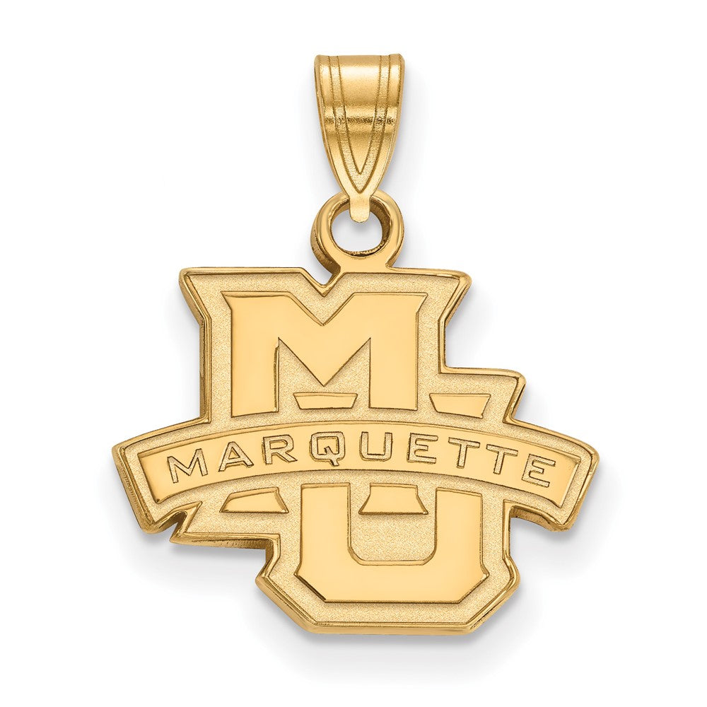 14K Yellow Gold Logoart Marquette University Small Pendant