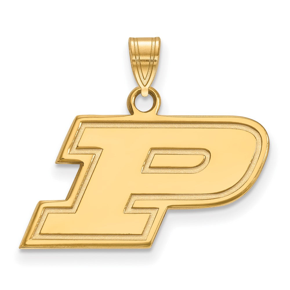 14K Yellow Gold Logoart Purdue University Letter P Small Pendant