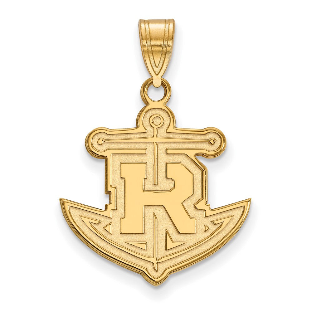 14K Yellow Gold Logoart Rollins College Anchor Large Pendant