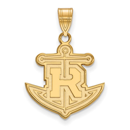 14K Yellow Gold Logoart Rollins College Anchor Large Pendant