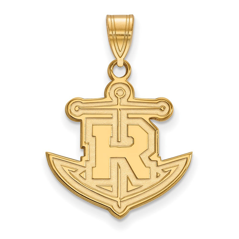 14K Yellow Gold Logoart Rollins College Anchor Large Pendant
