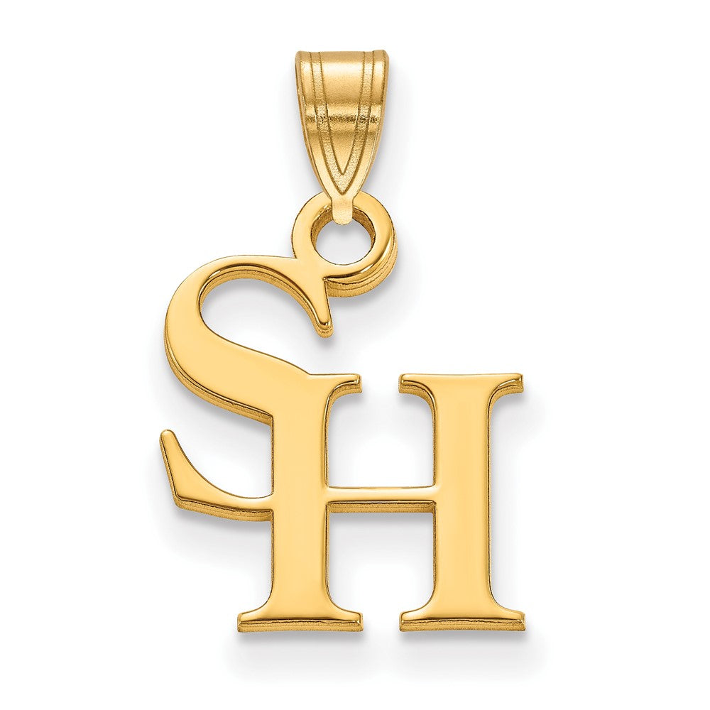 14K Yellow Gold Logoart Sam Houston State University Small Pendant