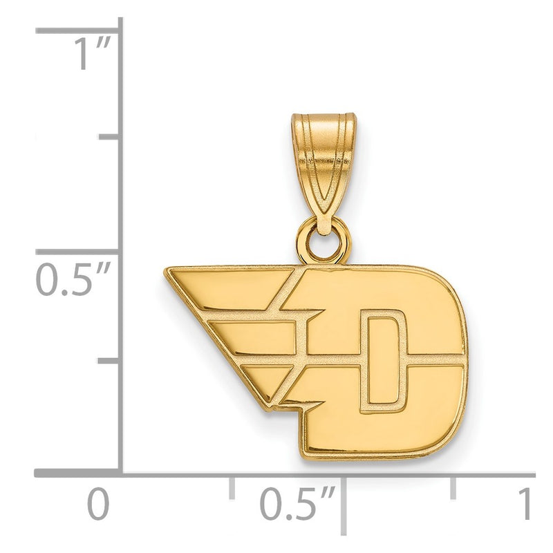 10K Yellow Gold Logoart University Of Dayton Small Pendant