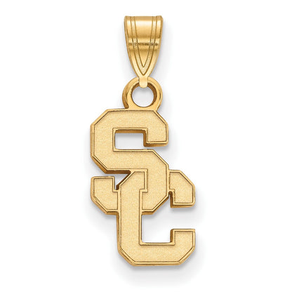 14K Yellow Gold University Of Southern California S C Small Pendant