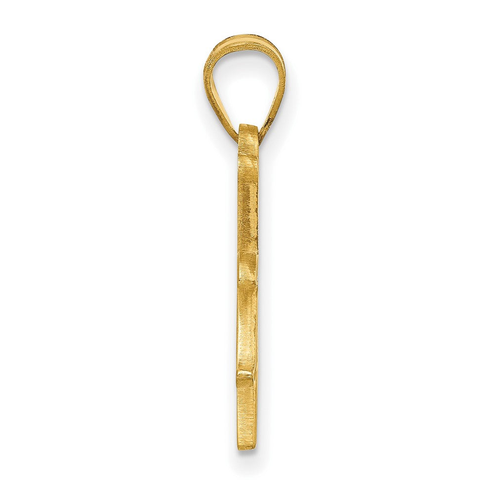 10K Yellow Gold Logoart University Of Tulsa Large Pendant