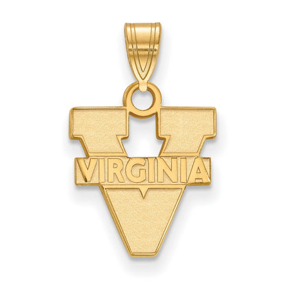 14K Yellow Gold Logoart University Of Virginia Small Pendant