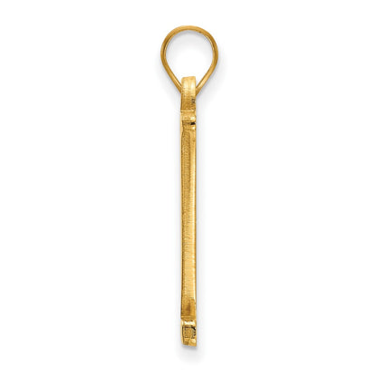 14K Yellow Gold 14Ky Logoart Vanderbilt University Large Pendant