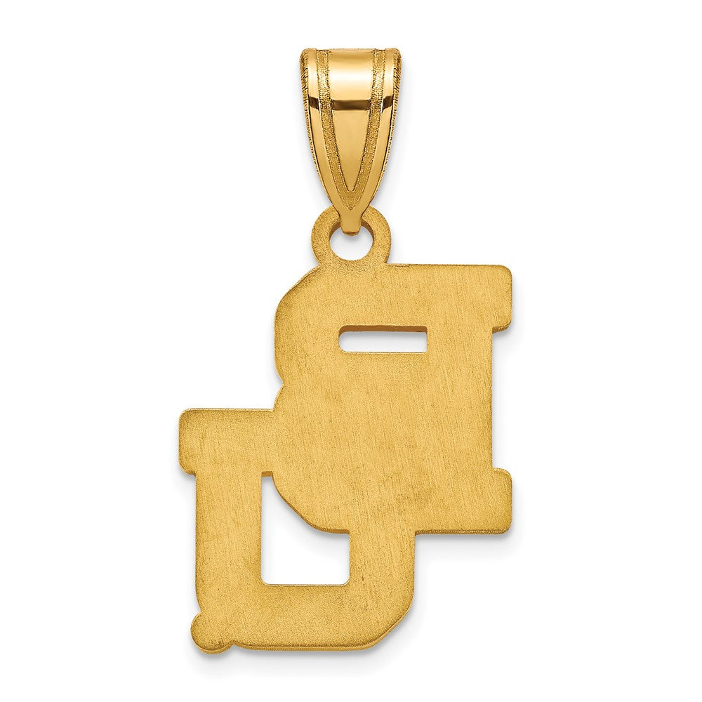 Gold Plated Sterling Silver Logoart Baylor University Bears Medium Pendant