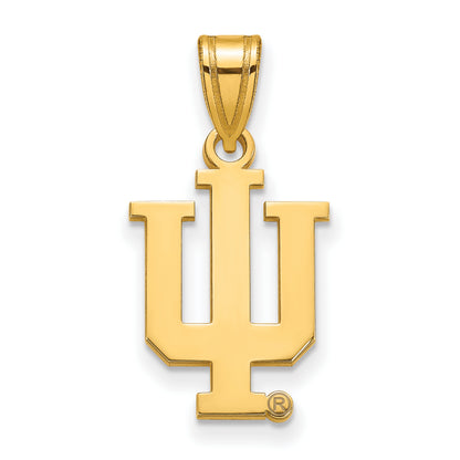 10K Yellow Gold Logoart Indiana University I U Medium Pendant