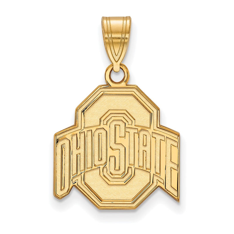 10K Yellow Gold Logoart The Ohio State University Medium Pendant