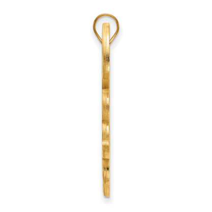Gold Plated Sterling Silver Logoart Tulane University Extra Large Pendant