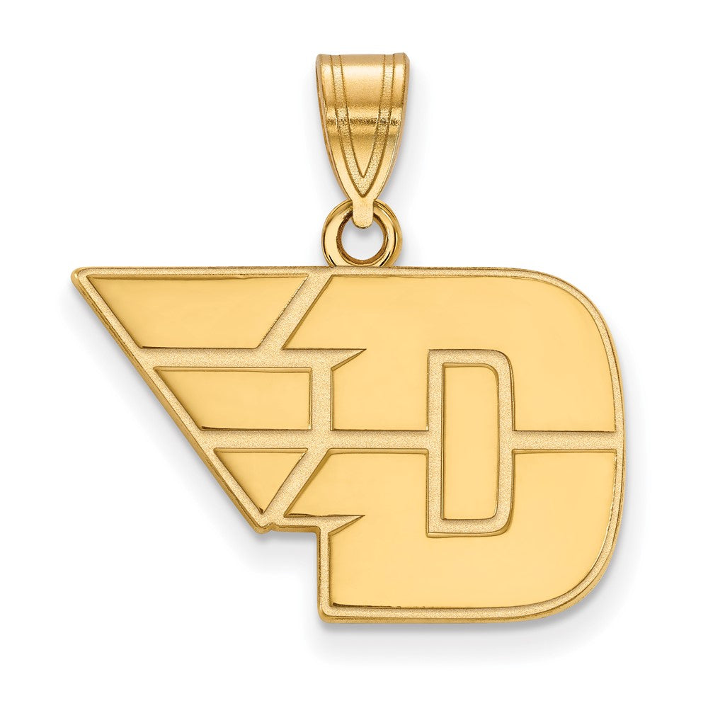 14K Yellow Gold Logoart University Of Dayton Medium Pendant