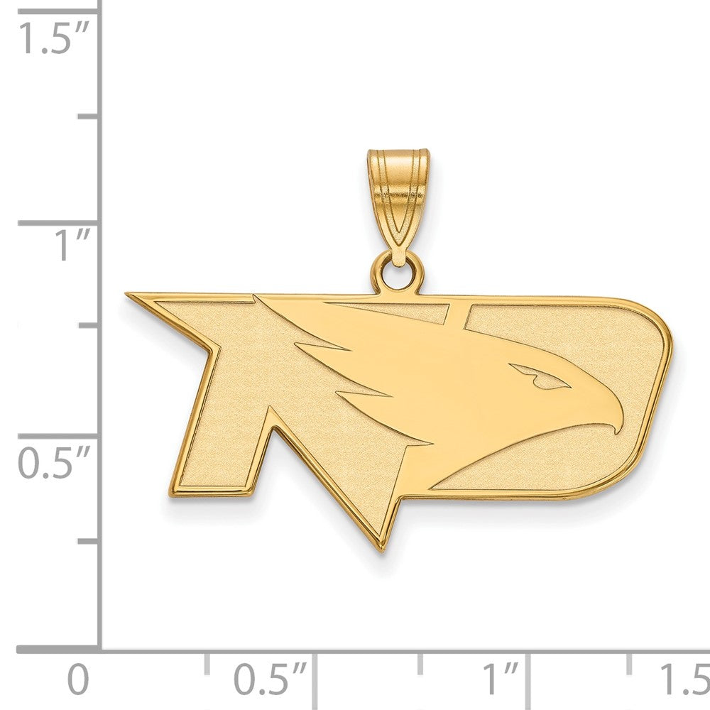 10K Yellow Gold Logoart University Of North Dakota Medium Pendant