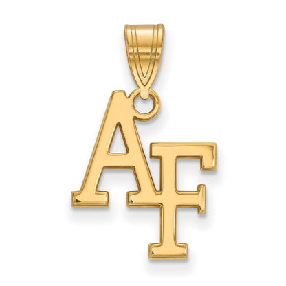 10K Yellow Gold Logoart United States Air Force Academy A F Medium Pendant