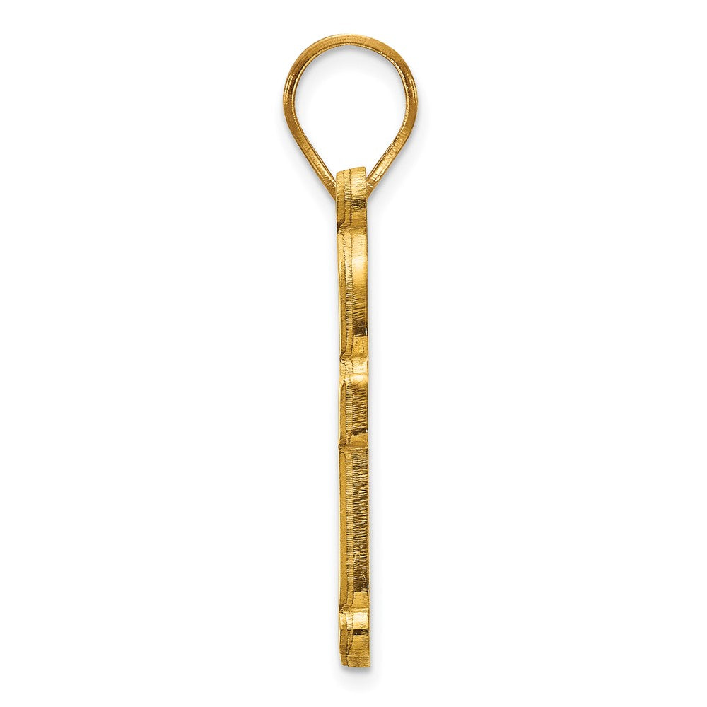Gold Plated Sterling Silver Logoart Baylor University Bears Large Pendant