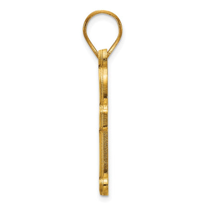 Gold Plated Sterling Silver Logoart Baylor University Bears Large Pendant