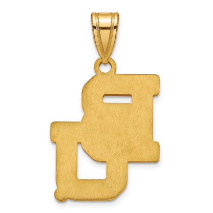 Gold Plated Sterling Silver Logoart Baylor University Bears Large Pendant