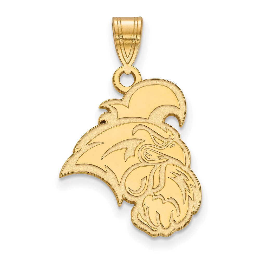 14K Yellow Gold Logoart Coastal Carolina University Chanticleer Large Pendant