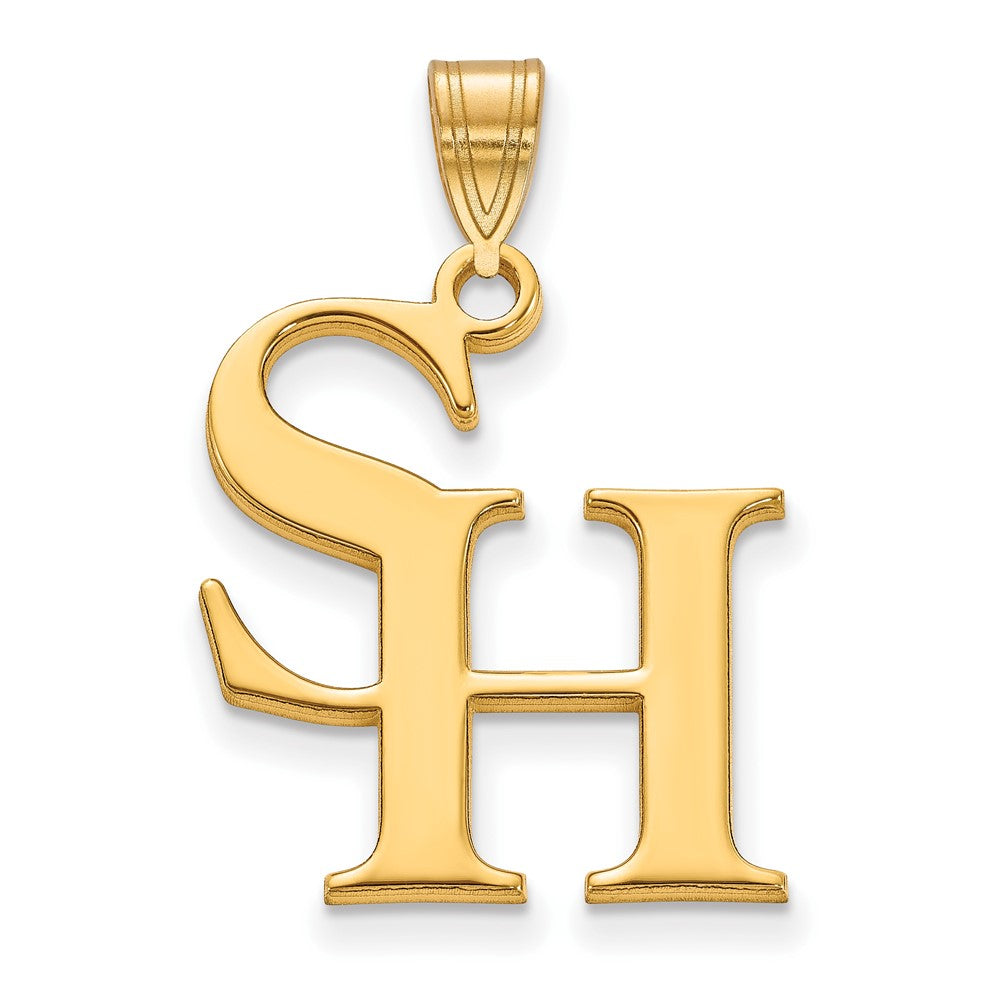 14K Yellow Gold Logoart Sam Houston State University Large Pendant
