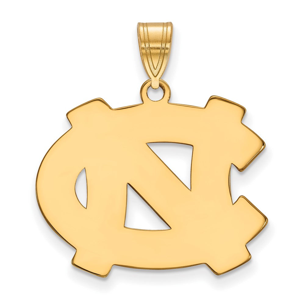 14K Yellow Gold Logoart University Of North Carolina N C Large Pendant