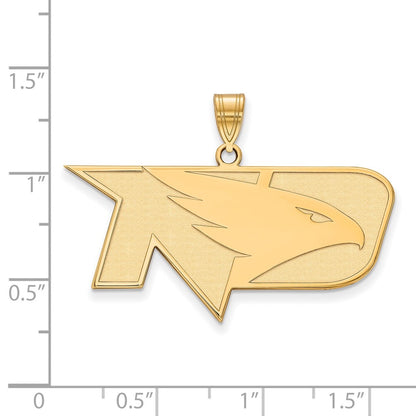 14K Yellow Gold Logoart University Of North Dakota Large Pendant