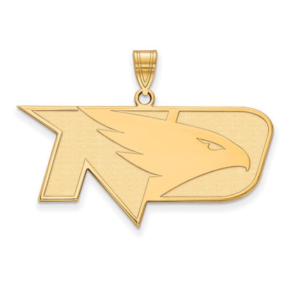 14K Yellow Gold Logoart University Of North Dakota Large Pendant