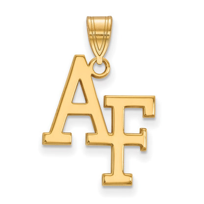 Gold Plated Sterling Silver Logoart United States Air Force Academy A F Large Pendant