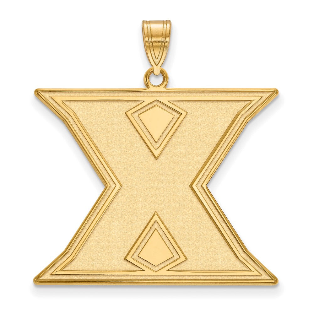 14K Yellow Gold Logoart Xavier University Letter X Extra Large Pendant