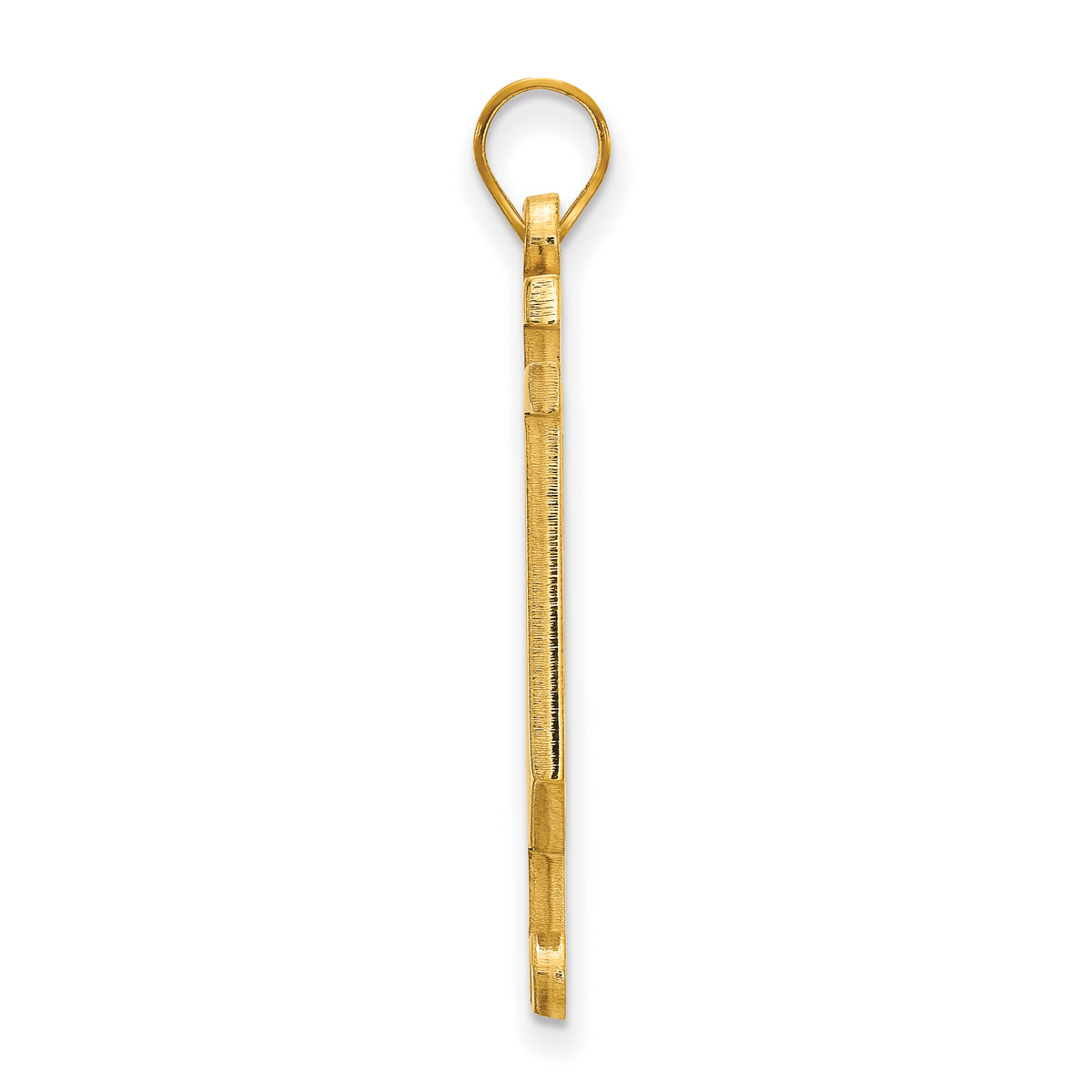10K Yellow Gold Logoart Indiana University I U Extra Large Pendant