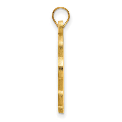 14K Yellow Gold Logoart University Of Pittsburgh Extra Large Pendant