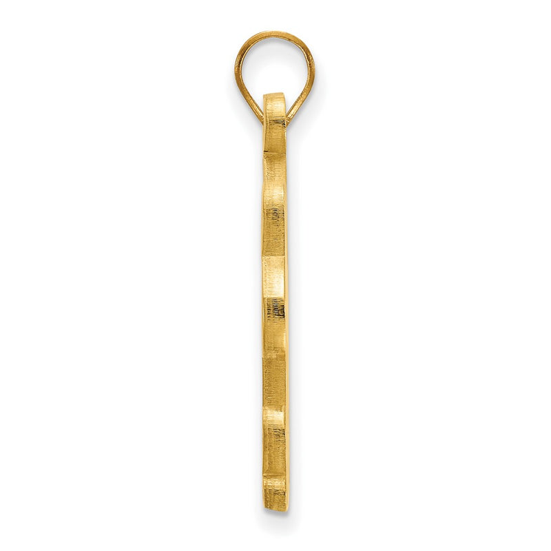 14K Yellow Gold Logoart University Of Pittsburgh Extra Large Pendant