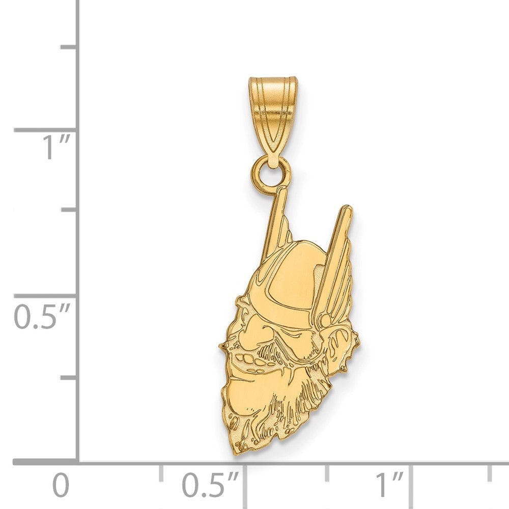 14K Yellow Gold Logoart University Of Idaho Joe Vandal Large Pendant