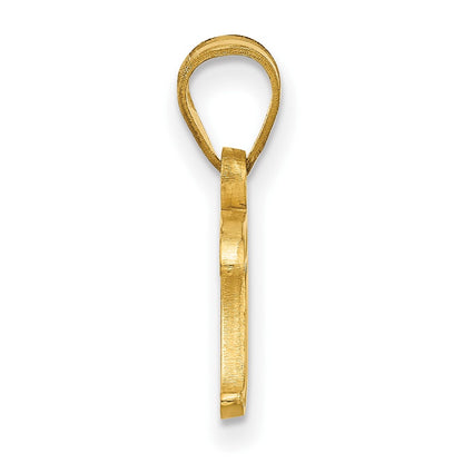 14K Yellow Gold Logoart University Of Tulsa T U Large Pendant