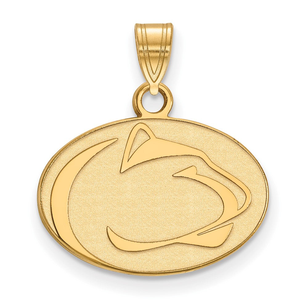 Gold Plated Sterling Silver Logoart Penn State University Lion Small Pendant