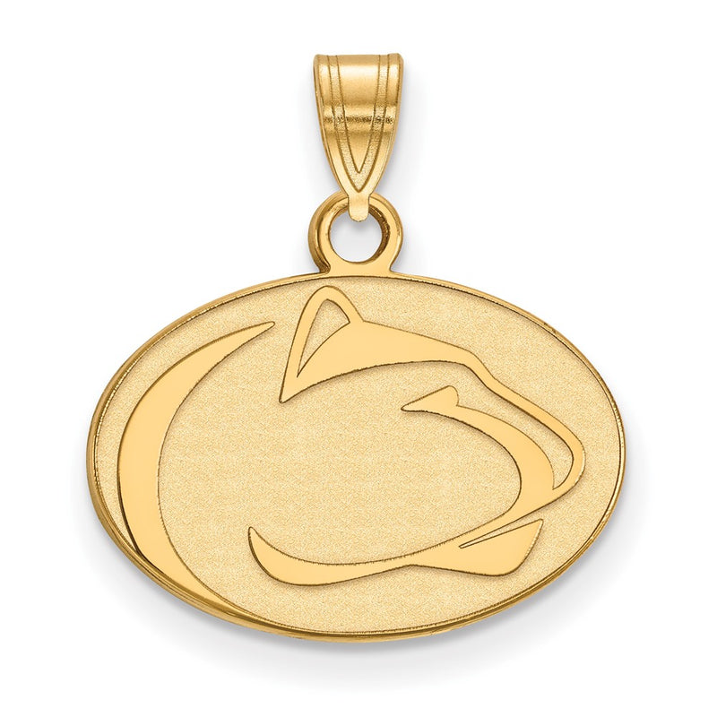 14K Yellow Gold Logoart Penn State University Lion Small Pendant