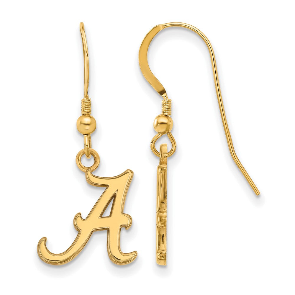 gold-plated-sterling-silver-logoart-university-of-alabama-letter-a-small-dangle-wire-earrings-gp007ual