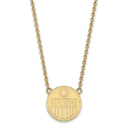gold-plated-sterling-silver-nhl-logoart-edmonton-oilers-large-pendant-18-inch-necklace-gp008oil-18