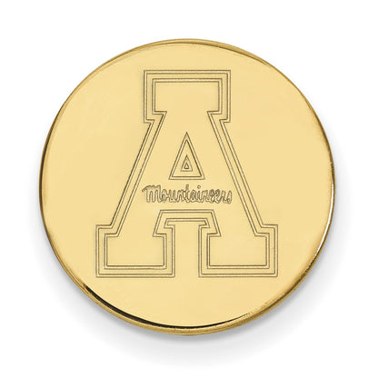 14K Yellow Gold Gold LogoArt Appalachian State University Lapel Pin
