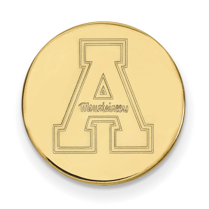 14K Yellow Gold Gold LogoArt Appalachian State University Lapel Pin