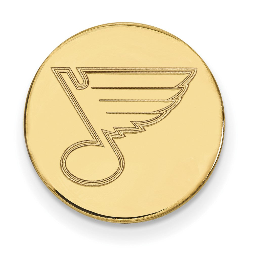 14K Yellow Gold Gold NHL LogoArt St. Louis Blues Lapel Pin