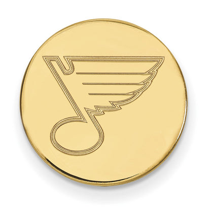 14K Yellow Gold Gold NHL LogoArt St. Louis Blues Lapel Pin