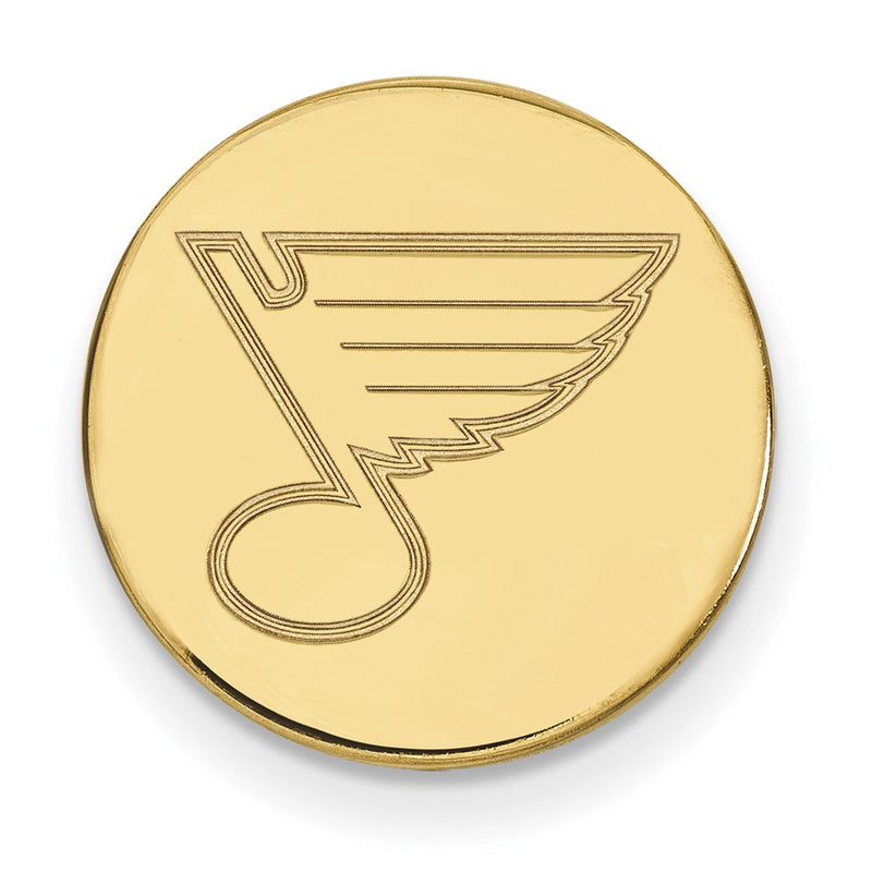 14K Yellow Gold Gold NHL LogoArt St. Louis Blues Lapel Pin
