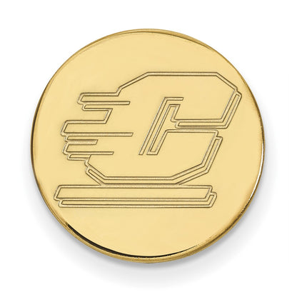 14K Yellow Gold Gold LogoArt Central Michigan University Letter C Lapel Pin