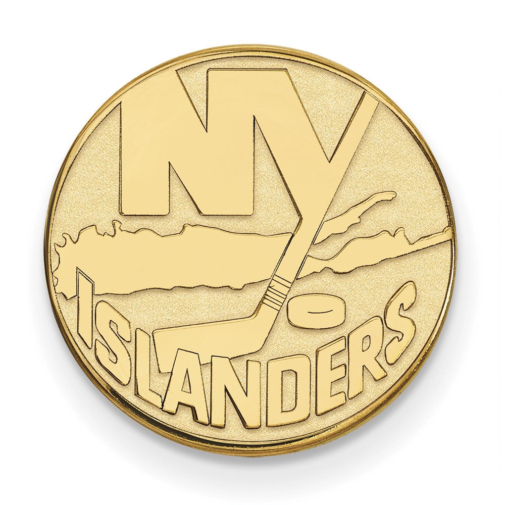 14K Yellow Gold Gold NHL LogoArt New York Islanders Lapel Pin