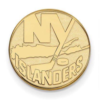 14K Yellow Gold Gold NHL LogoArt New York Islanders Lapel Pin