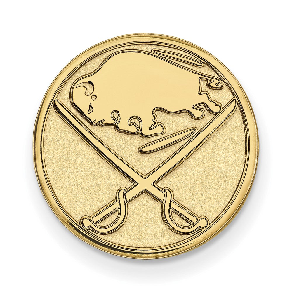 14K Yellow Gold Gold NHL LogoArt Buffalo Sabres Lapel Pin
